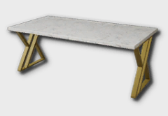 Marble Z Dining Table