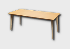 Basic Wooden Dining Table
