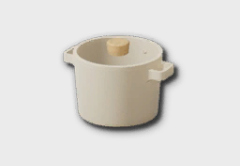 Deep Ceramic-Coated Pot