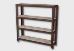 Concrete Steel Garage Shelf