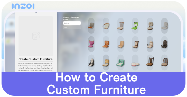 inZOI - How to Create Custom Furniture
