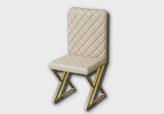 Quilted Pattern Z Dining Chair