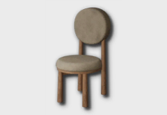 Round Back Dining Chair