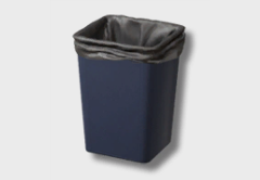 Simple Plastic Trash Can