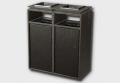 Medium 2-Bin Trash Can