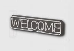 Neon Welcome Sign