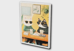 White Vertical Frame