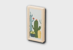 Tiny Vertical Thin Framed Picture