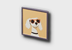 Mini Square Thin Framed Picture