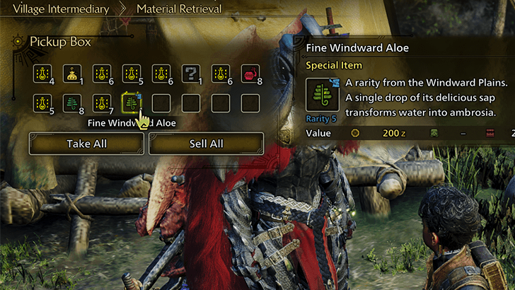 Fine Windward Aloe Material Retrieval