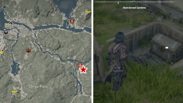 AC Shadows Scale of the Koi Location in Wakasa