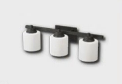 Simple 3-Bulb Wall Lighting