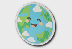 Earth Sticker