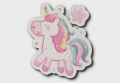 Rainbow Unicorn Sticker