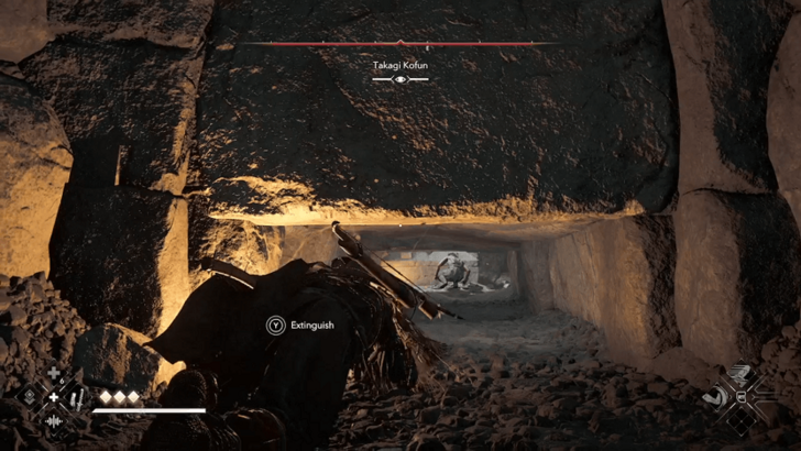 Takagi Kofun Step 4 - Crawl Underneath and Sneak