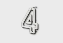 Number Wall Lighting 4