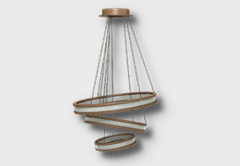 Triple-Ring Chandelier