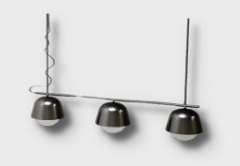 Round 3-Bulb Pendant Lighting