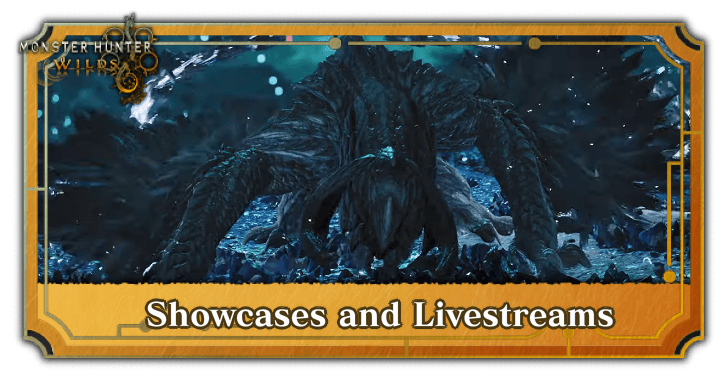 Monster Hunter Wilds - Showcases and Livestreams