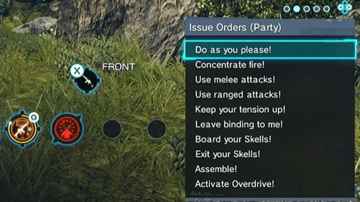 Xenoblade Chronicles X - Battle Commands