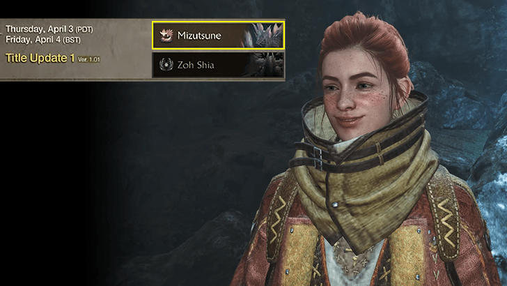 Talk to Kanya for Mizutsune