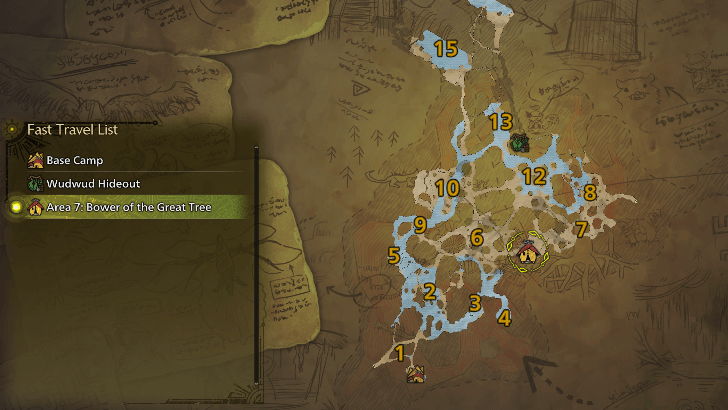 Scarlet Forest Area 7 Pop-up Camp