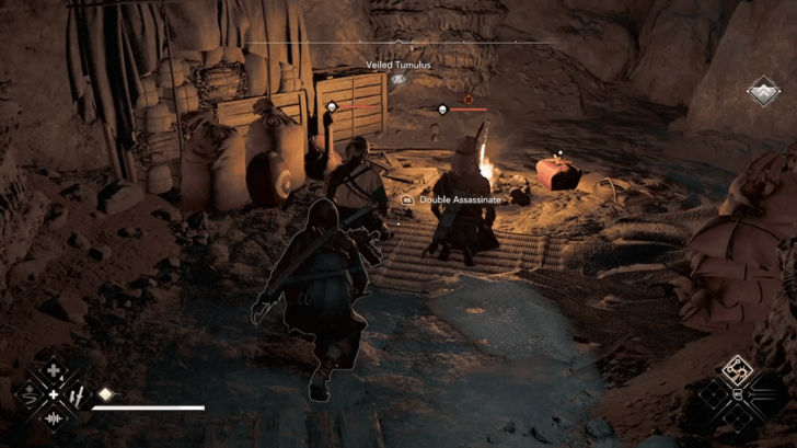 Veiled Tumulus Step 2 - Double Assassinate Bandits