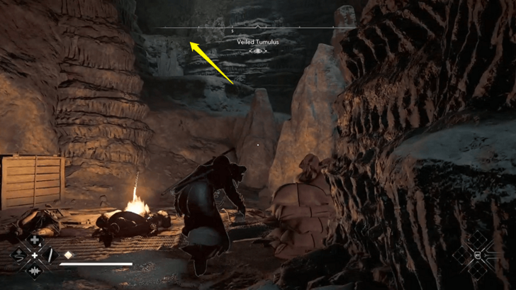 Veiled Tumulus Step 3 - Climb Up the Cave