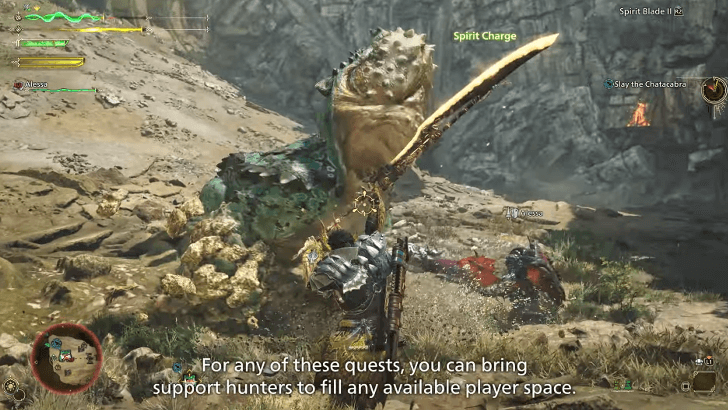 Support Hunters in Quests