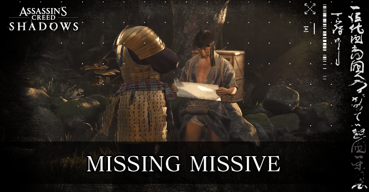 AC Shadows Missing Missive Walkthrough