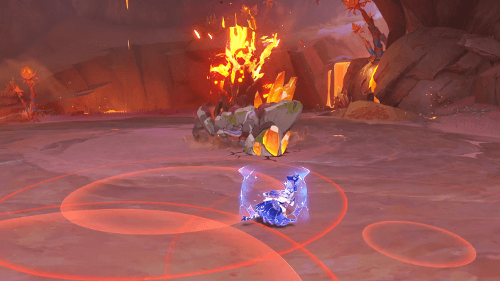 Lava Barrage, mode;show