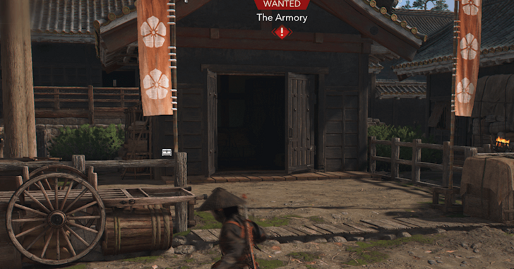 Sakamoto Castle Storage Shed overworld location