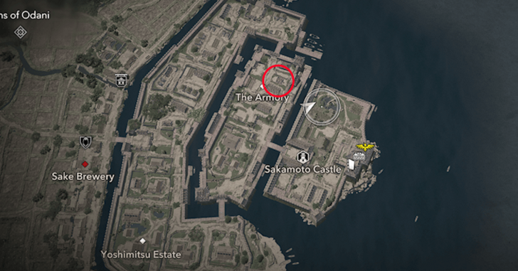 Sakamoto Castle Storage Shed map location