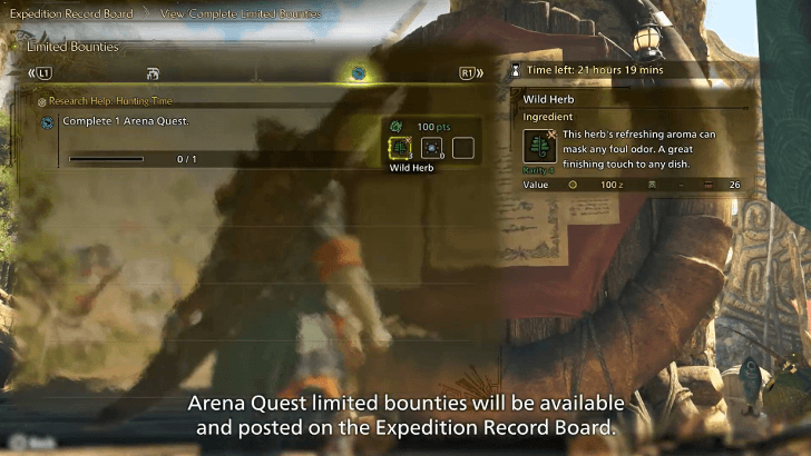 Arena Quest Limited Bounty