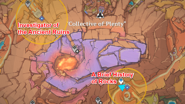 Genshin - The Way Into the Mountain Objective Locations