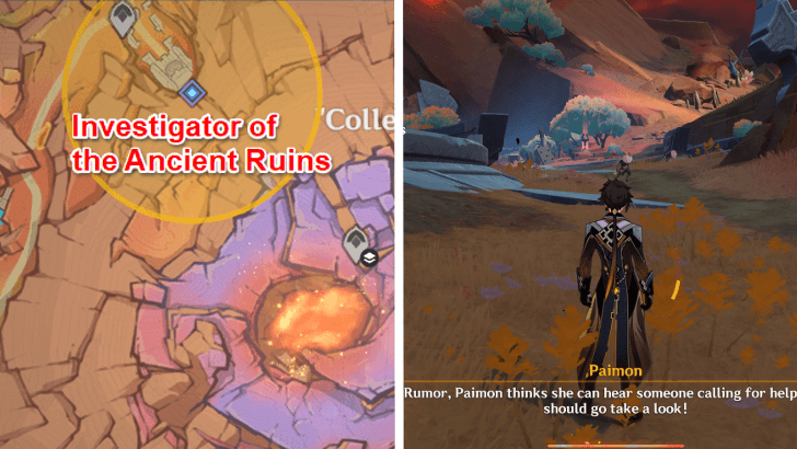 Genshin Impact - Proceed to the Tephric Ruins to Look for Clues