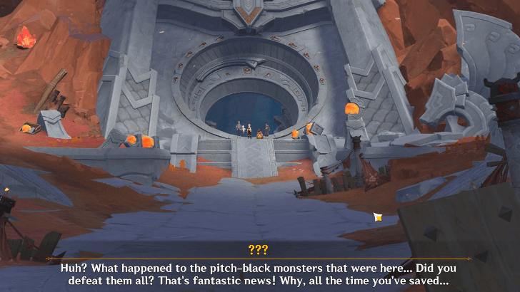 Genshin Impact - Talk to the Tribespeople