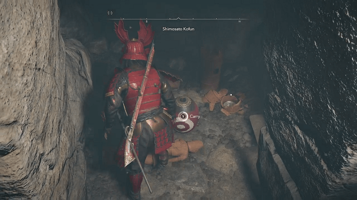 Shimosato Kofun Step 5 - Pick Up Explosive Barrel