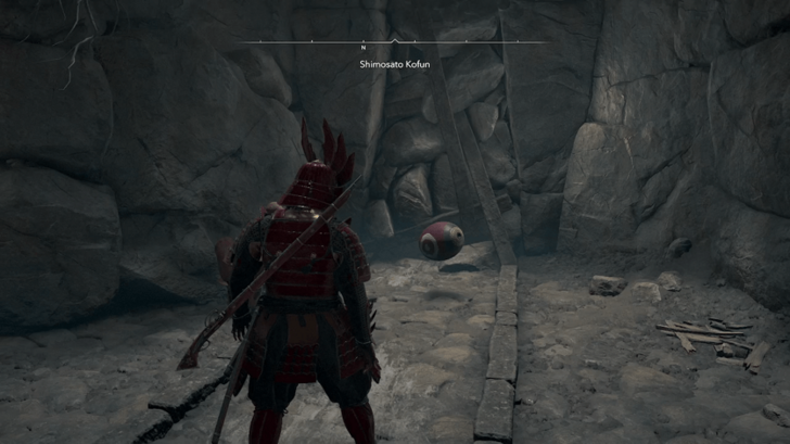 Shimosato Kofun Final Room 2 - Blow Up Barrel By Wall