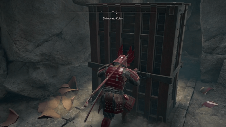 Shimosato Kofun Final Room 3 - Pull Back Wooden Block