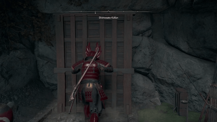 Shimosato Kofun Final Room 4 - Stick Block Against Wall