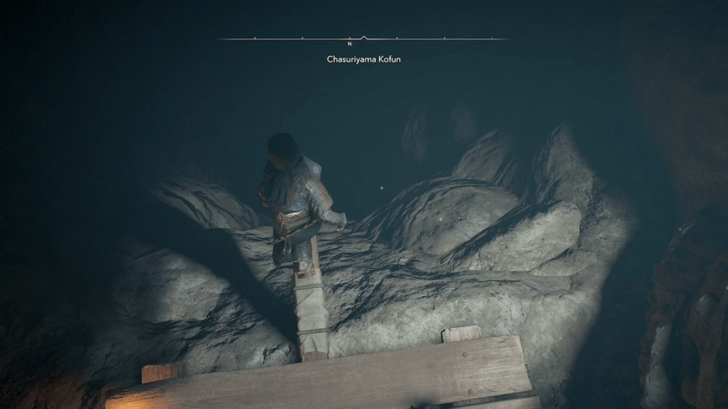 Chasuriyama Kofun Step 3 - Jump Down to the Water