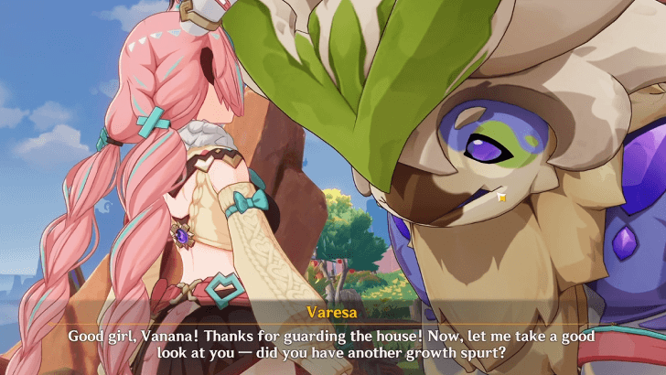 Genshin - Head to the Orchard and Talk to Varesa