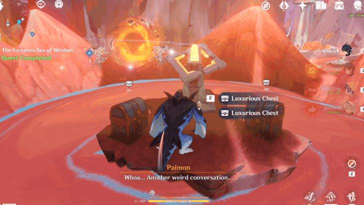 The Forsaken Sea of Wisdom Rewards