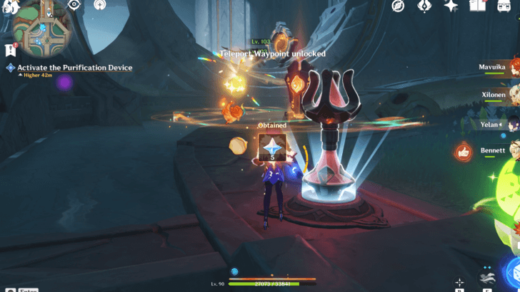 Genshin Impact - Once, the Sacred Seat of Judgement - Activate the Purification Device