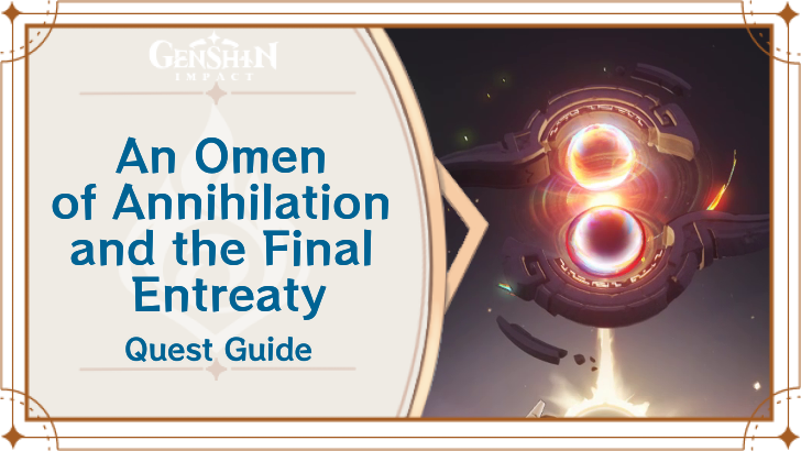 An Omen of Annihilation and the Final Entreaty