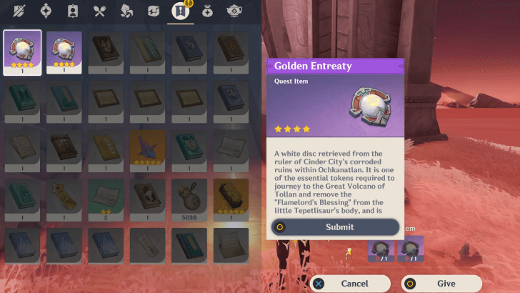 Offer Up the Golden Entreaties to the Device