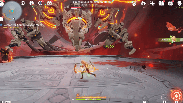 Defeat the Source Dragon Mech 2