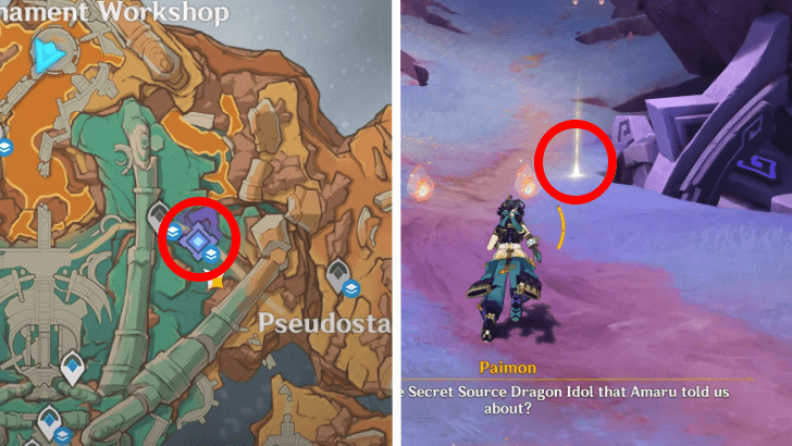 Genshin - The End of the Road - Activate the Secret Source Dragon Idol