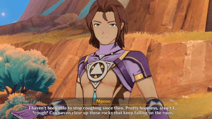 Genshin Impact - A Brief History of Rocks Start Quest